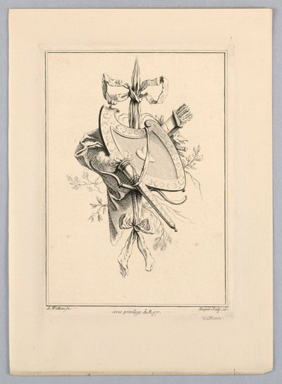 Trophäe von Gabriel Huquier