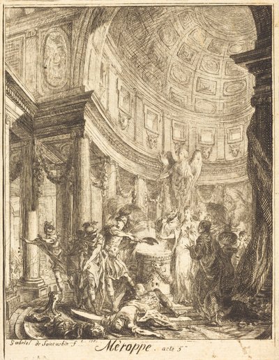 Merope von Gabriel Jacques de Saint Aubin
