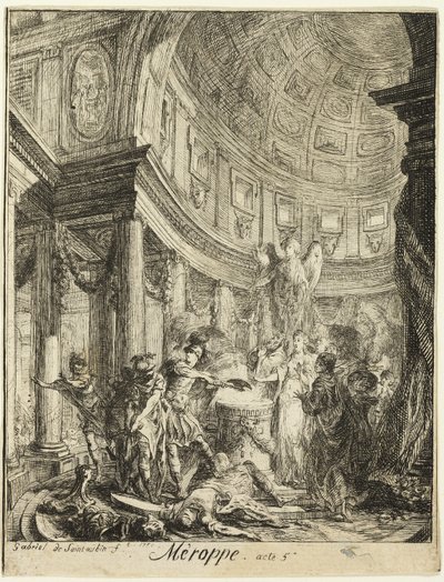 Merope von Gabriel Jacques de Saint Aubin