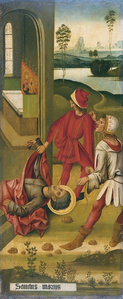Das Martyrium des Heiligen Markus, 1478 von Gabriel Mälesskircher