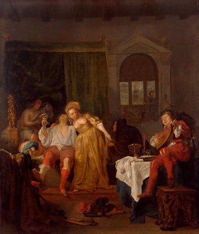 Das Gleichnis vom verlorenen Sohn, 1640er Jahre von Gabriel Metsu