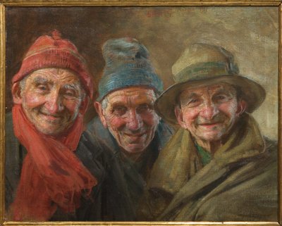 Drei Freunde 1917 von Gaetano Bellei
