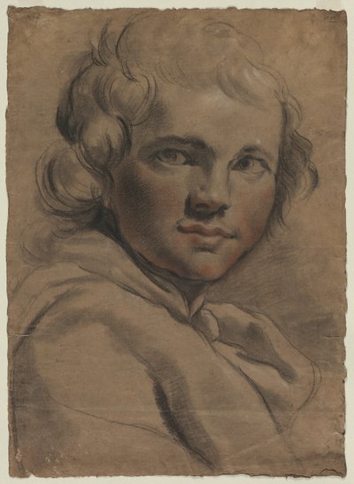 Kopf eines jungen Mannes, 1780er Jahre von Gaetano Gandolfi