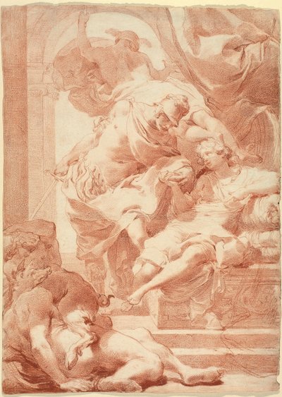 Odysseus vor Circe, Merkur dahinter von Gaetano Gandolfi