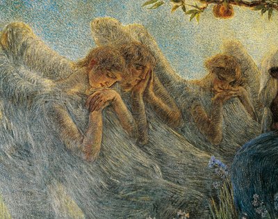 Engel (Detail) von Gaetano Previati