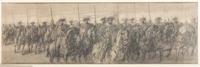 Spanische Soldaten von Gaetano Previati
