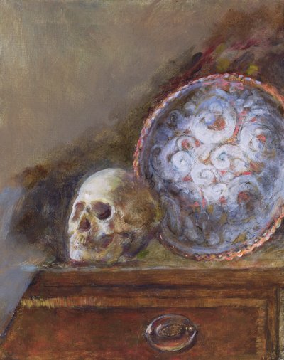 Schädel und Teller von Gail Schulman