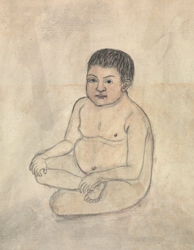 Nacktes Kind von Gangaram Chintaman Tambat