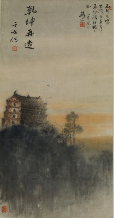 Der fünfstöckige Pavillon von Gao Jianfu