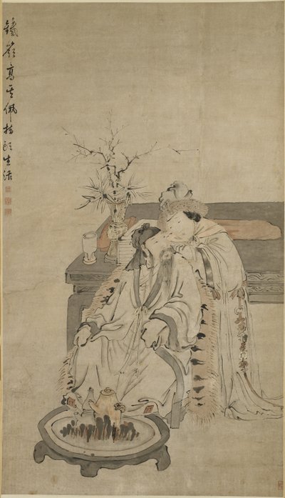 Schönheit im Winter von Gao Qipei