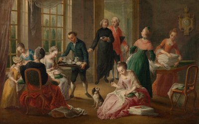 Nachmittagstee Het vieruurtje, 1778 von Garemijn