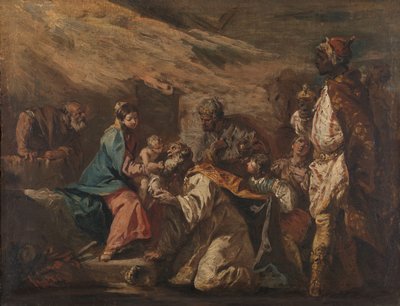 Anbetung der Heiligen Drei Könige von Gasparo Diziani (attributed to)