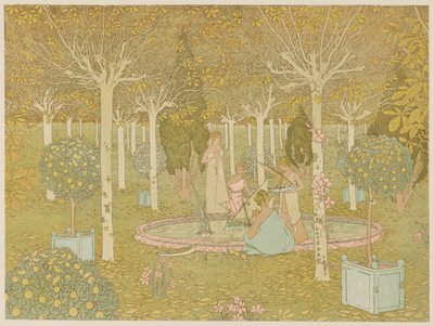 Park, 1897 von Gaston de Latenay