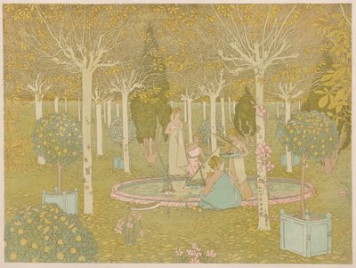 Der Park, 1897 von Gaston de Latenay