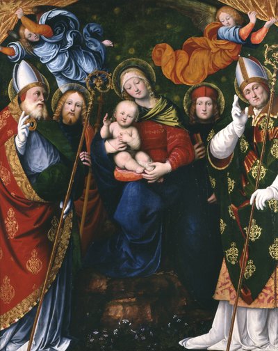 Madonna, Kind und Heilige, 1516 von Gaudenzio Ferrari