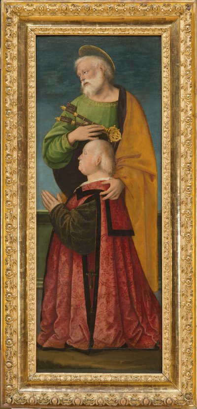 St. Peter und ein Stifter von Gaudenzio Ferrari