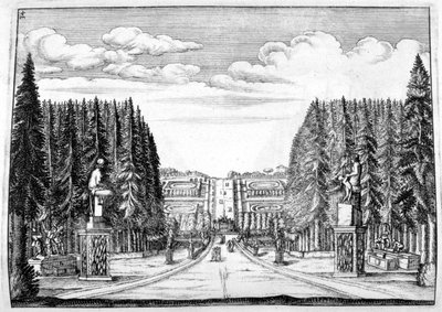 Schloss- und Gartendesign, 1664 von Georg Andreas Bockler