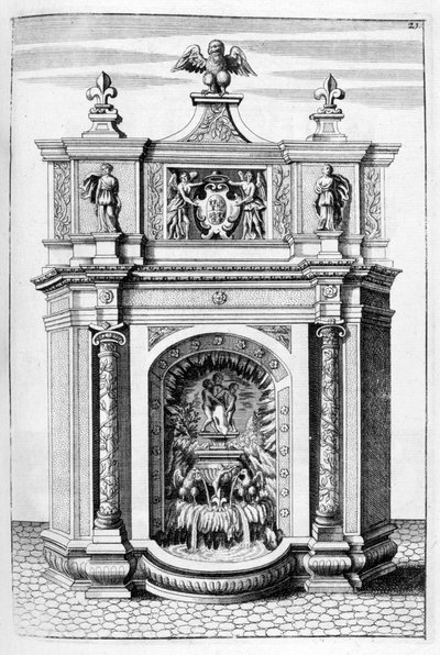 Brunnenentwurf, 1664 von Georg Andreas Bockler