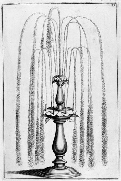 Ornamentaler Brunnenentwurf, 1664 von Georg Andreas Bockler