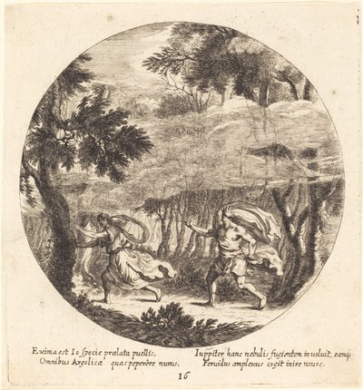 Jupiter und Io von Georg Andreas Wolfgang the Elder