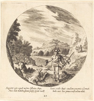 Merkur tötet Argus von Georg Andreas Wolfgang the Elder
