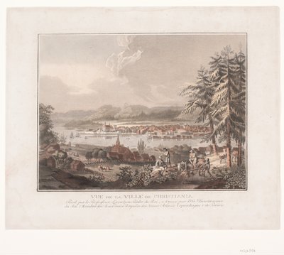 Blick über die Stadt Kristiania von Georg Haas