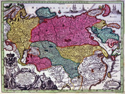Das Russische Reich von Georg Matthäus Seutter