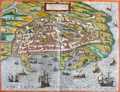 Alexandria, Ägypten von Georg and Hogenberg Franz (1535 90) Braun