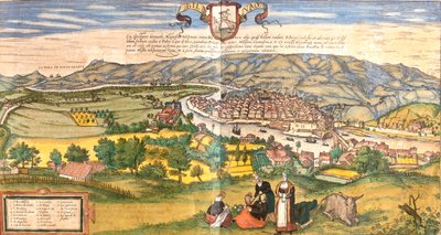 Bilbao, Spanien von Georg and Hogenberg Franz (1535 90) Braun