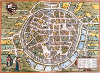 Freiberg, Deutschland von Georg and Hogenberg Franz (1535 90) Braun