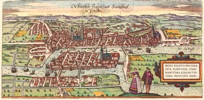 Kaliningrad, Russland von Georg and Hogenberg Franz (1535 90) Braun