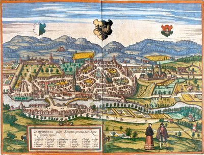 Kempten, Deutschland von Georg and Hogenberg Franz (1535 90) Braun