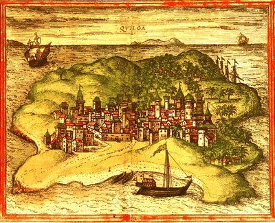 Kilwa, Tansania von Georg and Hogenberg Franz (1535 90) Braun