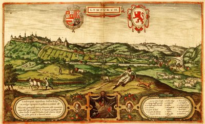 Limbourg, Niederlande von Georg and Hogenberg Franz (1535 90) Braun