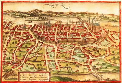 Toulon, Frankreich von Georg and Hogenberg Franz (1535 90) Braun