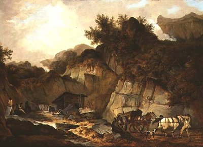 Der Schieferbruch von George (circle of) Stubbs