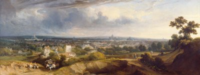 Blick auf Paris von Montmartre, 1829 von George Arnald