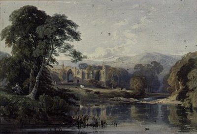 Bolton Abbey, 19. Jahrhundert von George Arthur Fripp
