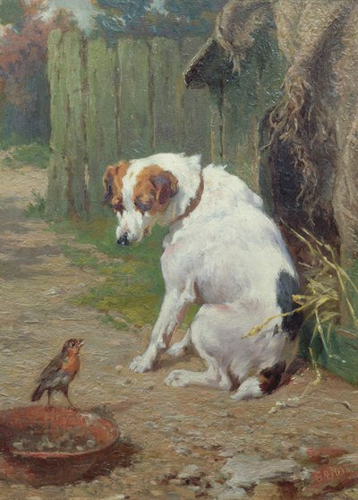 Ein willkommener Besucher von George Augustus Holmes