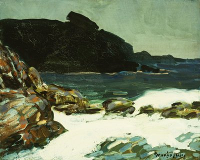 Die Klippe, Cape Elizabeth, Maine von George Benjamin Luks