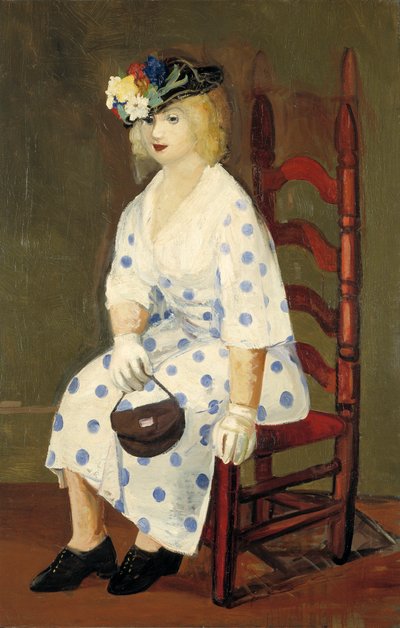 Das gepunktete Kleid, 1927 von George Benjamin Luks