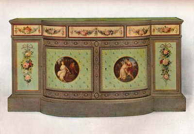 Sekretärkommode, ca. 1785 von George Brookshaw