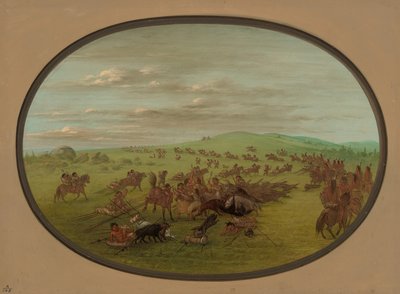 Camanchees ziehen um, 1861-1869 von George Catlin