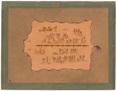 Faksimile eines Sioux-Mantels von George Catlin