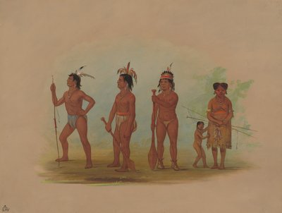 Klatsop-Indianer, 1855-1869 von George Catlin