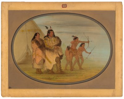 Ojibbeway-Indianer von George Catlin