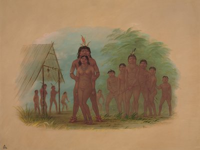 Orejona-Indianer, 1854-1869 von George Catlin