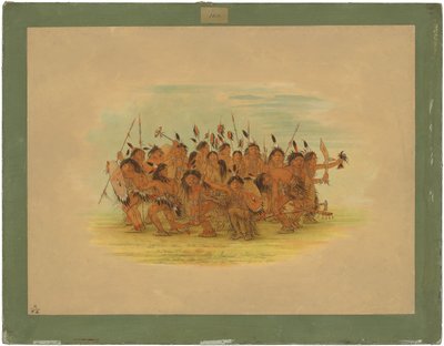 Skalptanz - Sioux von George Catlin