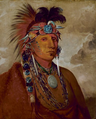 Shó-me-kós-see, Der Wolf, ein Häuptling von George Catlin