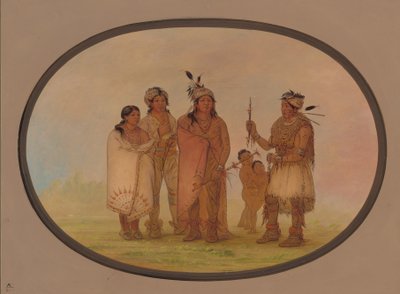 Shawano-Indianer von George Catlin